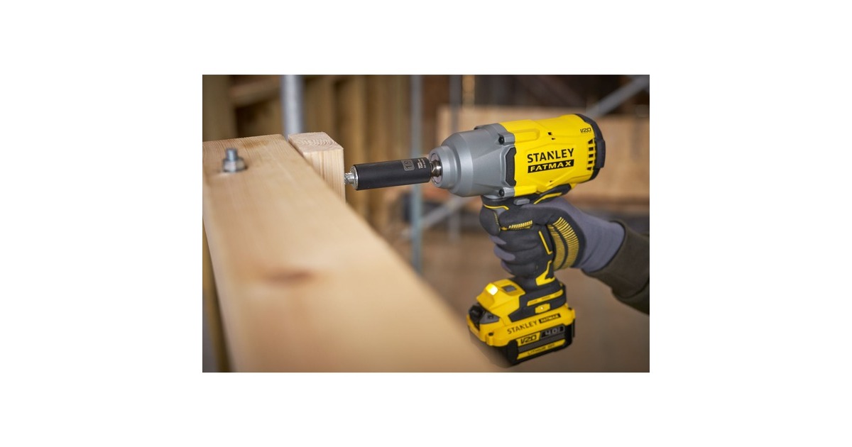 StanleyFATMAX 18V Brushless Slagmoersleutel SFMCF940B-XJ  (Geel/zwart, Zonder accu)