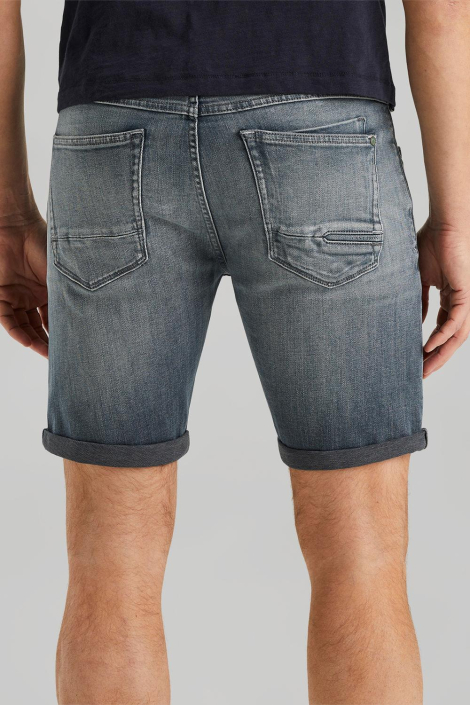 Cast Iron blauwe heren korte broek