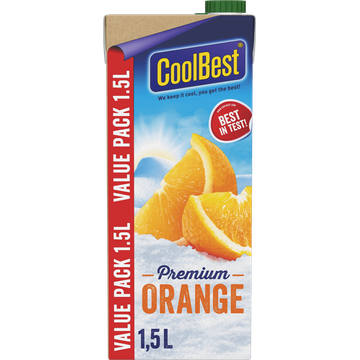 CoolBest 100% juice Premium Orange 1,5 L