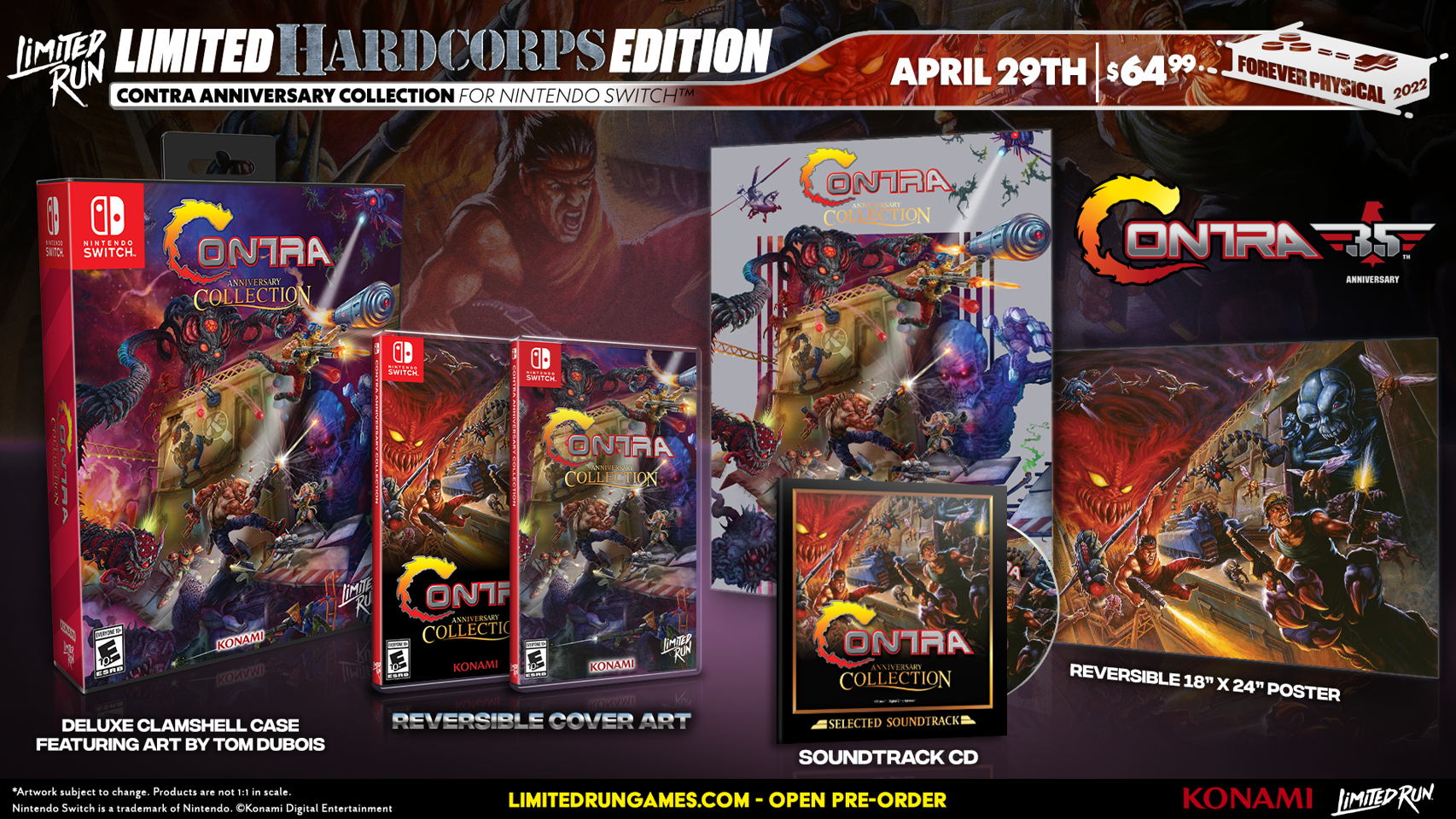 Contra Anniversary Collection Hard Corps Edition- Nintendo Switch