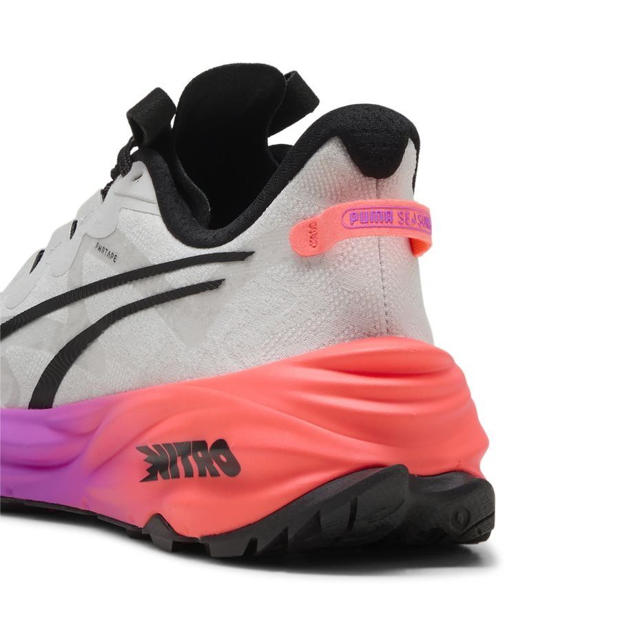 PUMA Chaussures de Running Fast-Trac Nitro 3 - Gris/Glowing Red/Violet