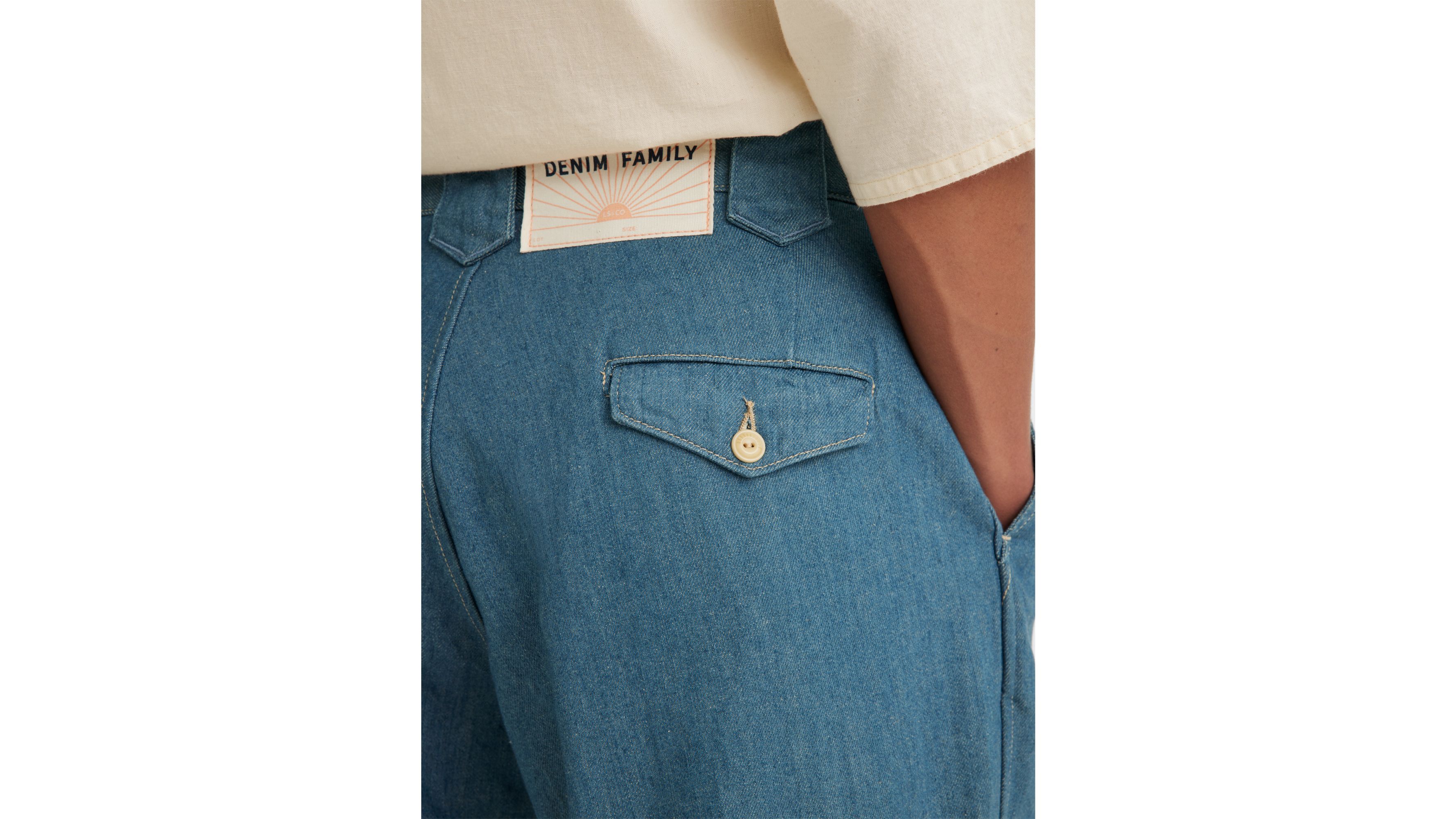 Pantalon cintré Denim Family Levi's® Made & Crafted® - Blue Indigo Rinse - Bleu
