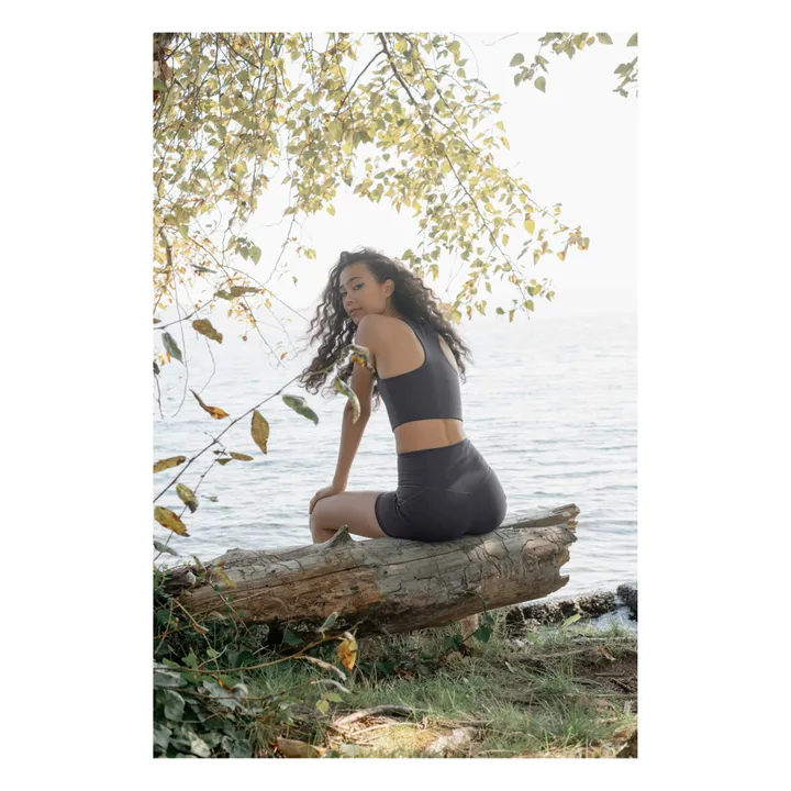 Girlfriend Collective Brassière Paloma | Gris foncé