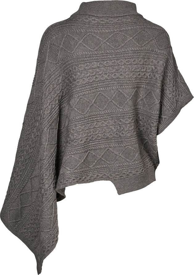 NÜ Denmark Vilna Blouse/poncho knit Statue melange