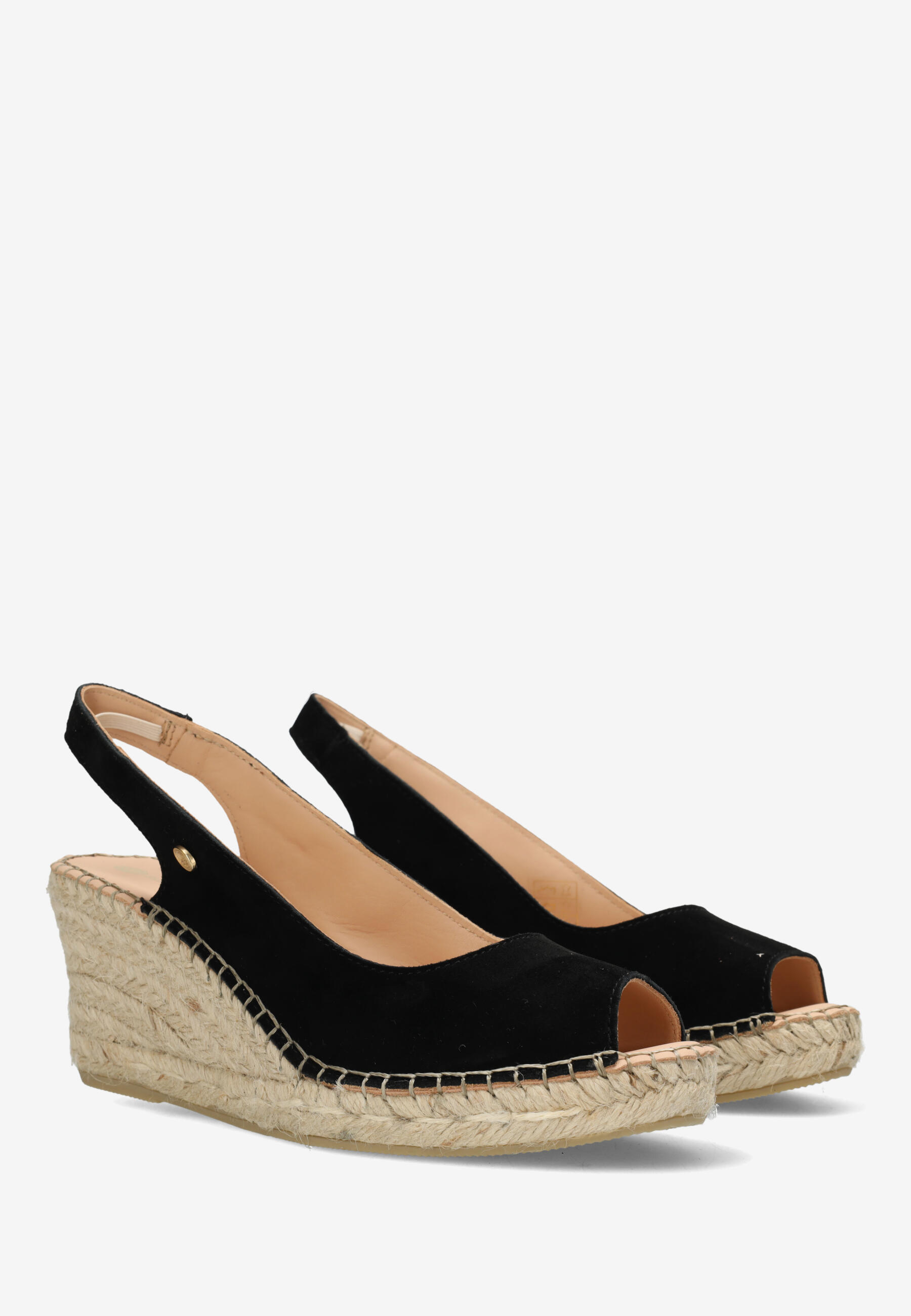 CLARE BEAU  Espadrille suede Black