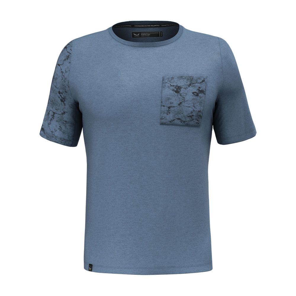 Salewa LAVAREDO HEMP - Tee-shirt Homme java blue