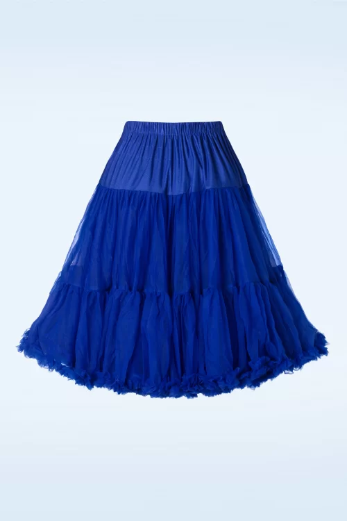 Banned Retro Lola Lifeforms petticoat in koningsblauw