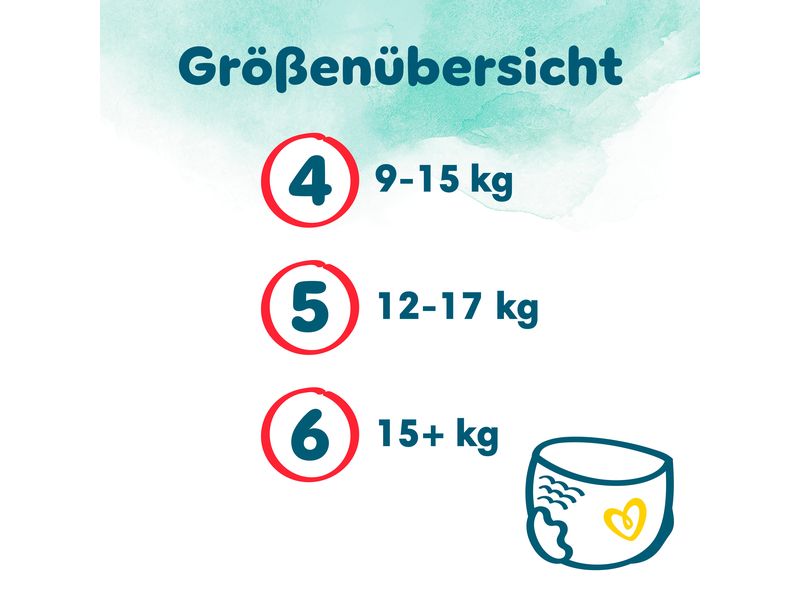 Pampers Windeln Harmonie Pants Junior Grösse 6 Monatsbox 15  kg, 132 Stück