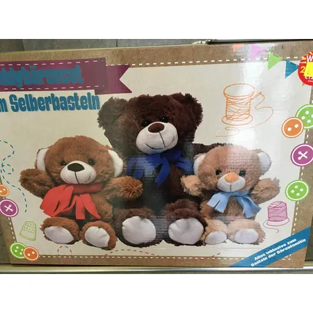 Woll Teddybärenset zum Selberbasteln