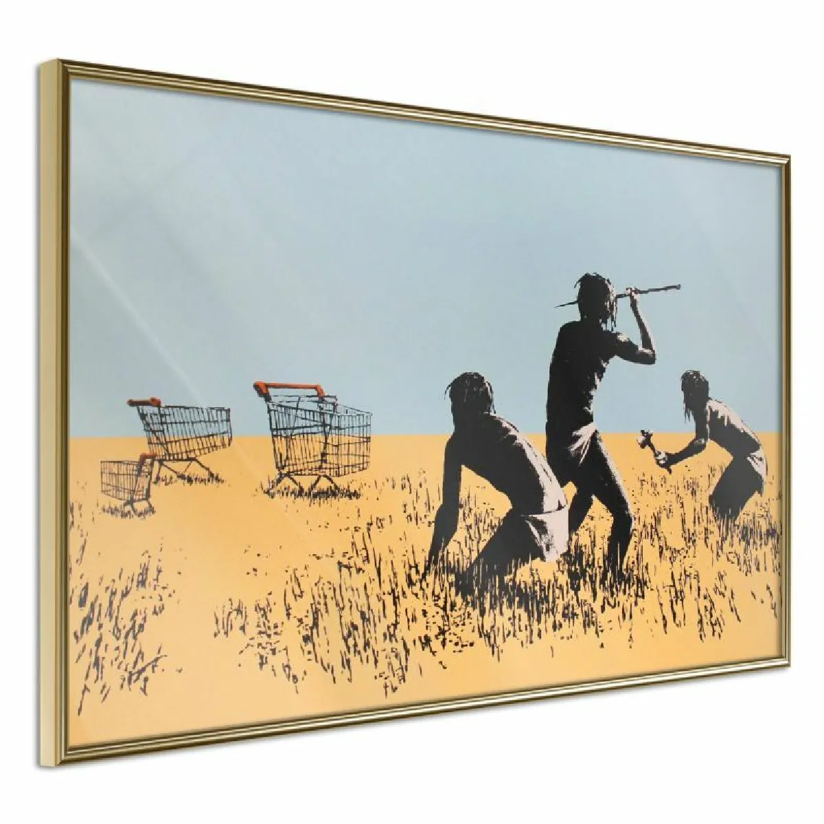 Paris Prix Affiche Banksy Trolley Hunters