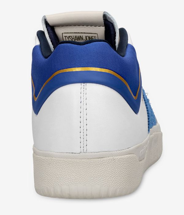 adidas Skateboarding Tyshawn Schuh (white custom royal blue)