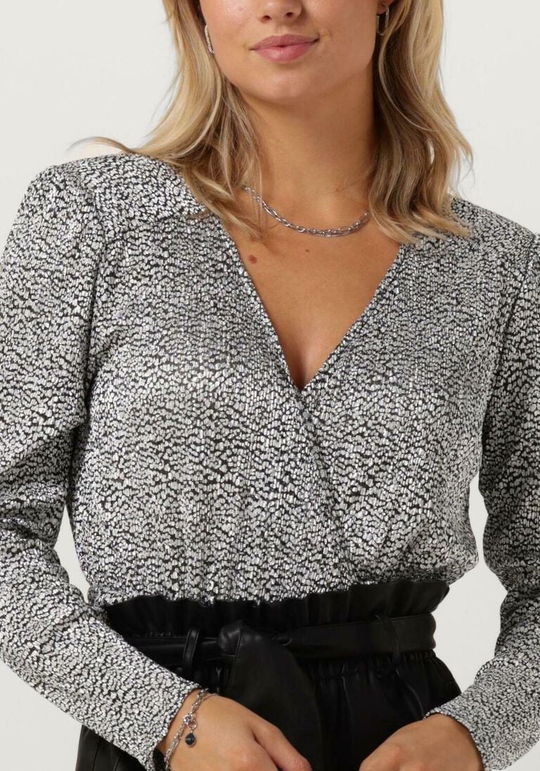 MINUS zilveren minus blouse limea wrap blouse