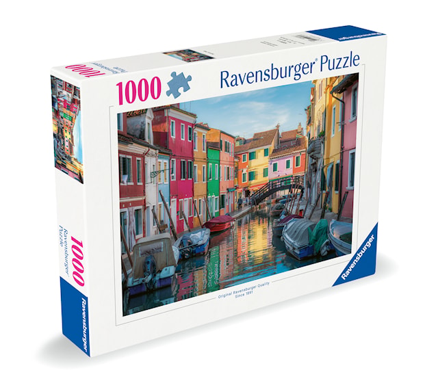 Burano Canal Venice Puslespill 1000 brikker, Ravensburger