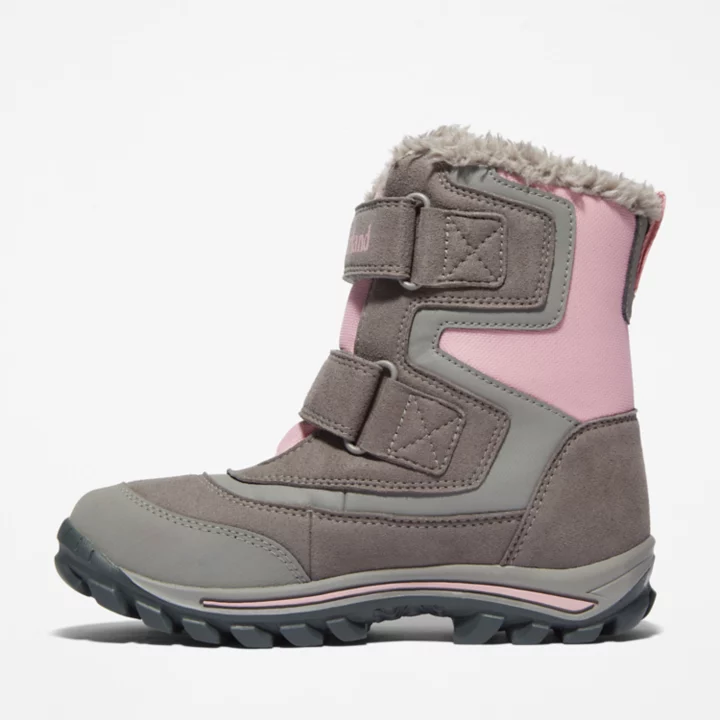 Bota de inverno Chillberg Gore-Tex para jovens na cor cinza.