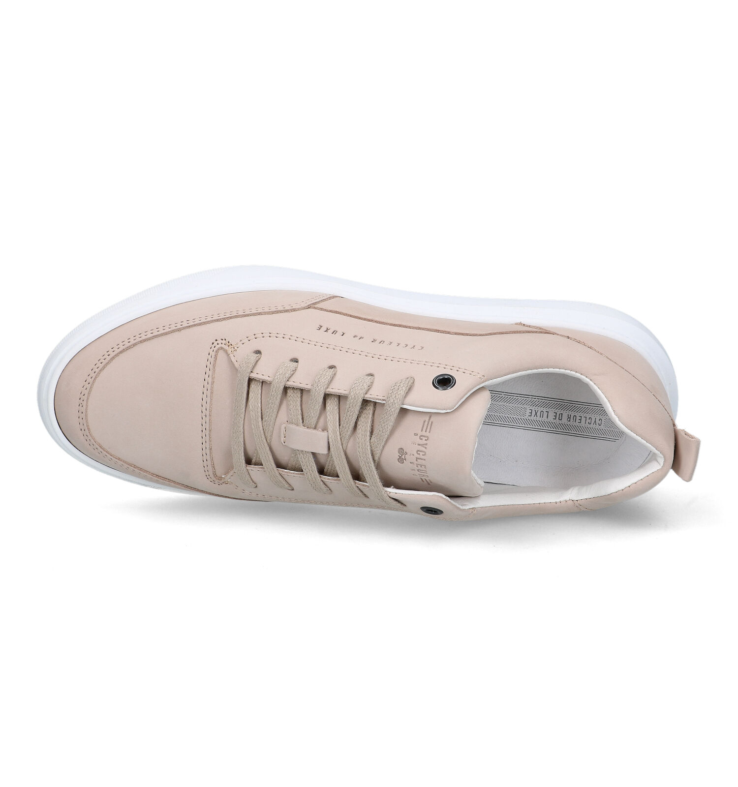 Veterschoenen beige