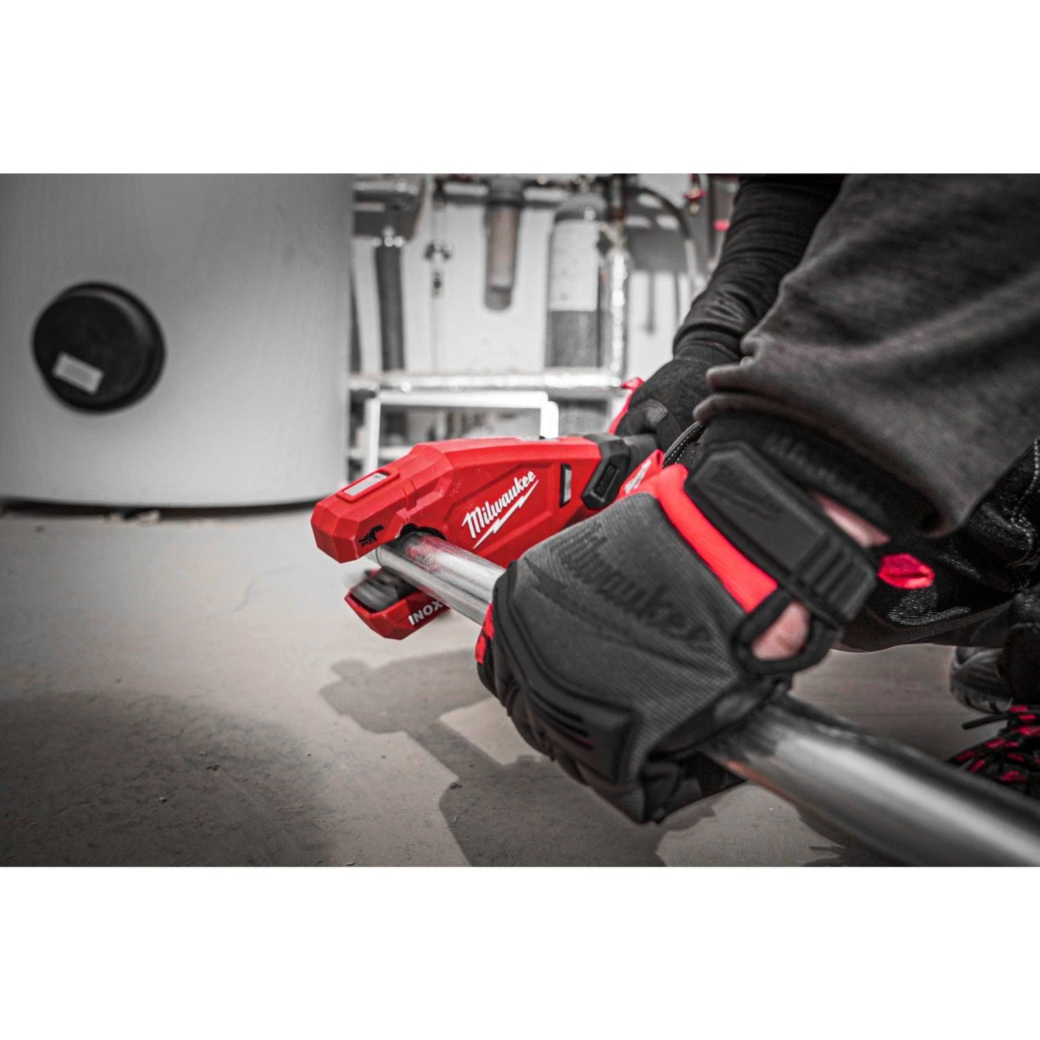 Milwaukee M12 PCSS-202C RAPTOR™ Accu Pijpsnijder RVS 12V 2.0Ah in Transportkoffer - 4933479242