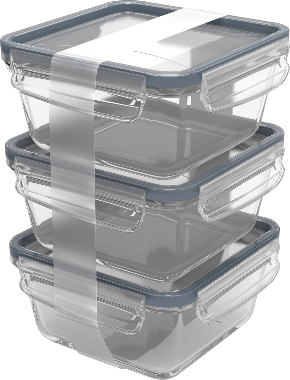 rotho Kühlschrankdose 3-tlg. 0,75l CLIC & LOCK