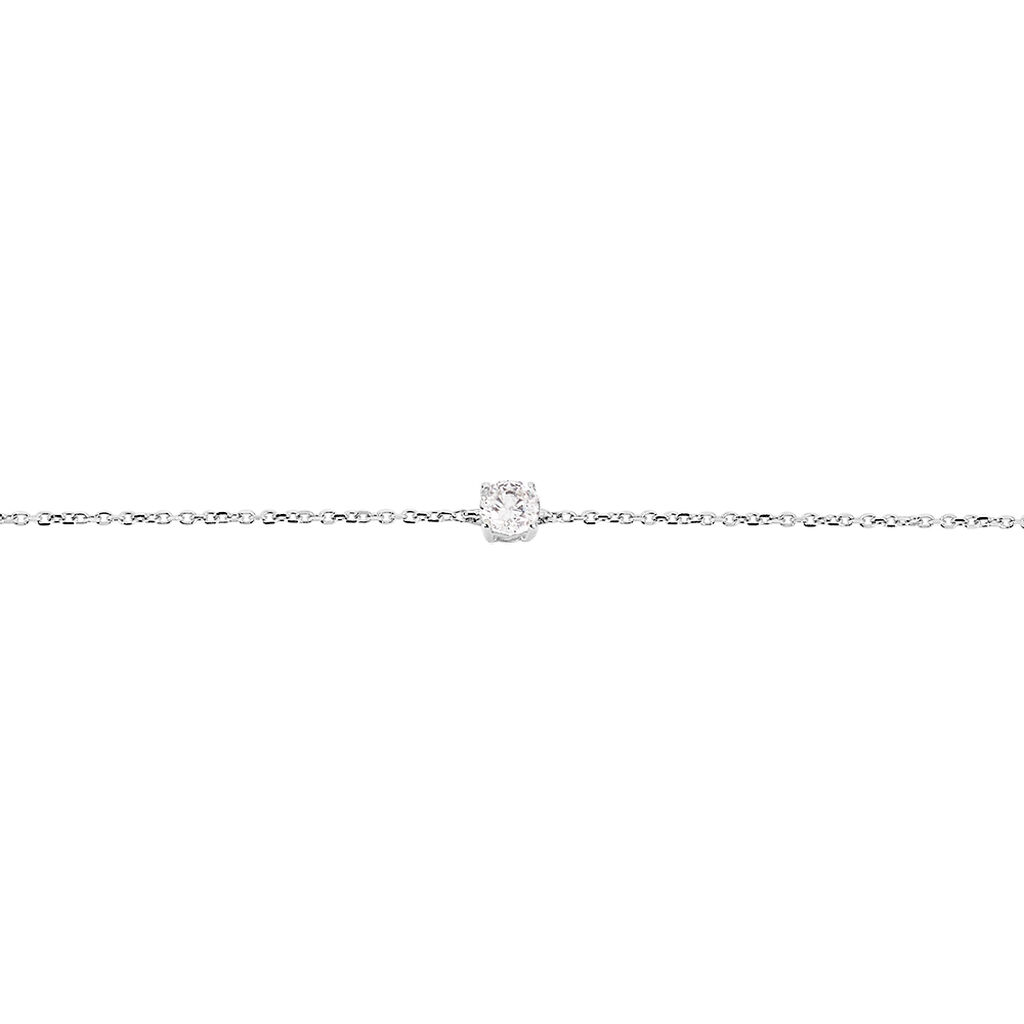 Bracelet Adula Or Blanc Oxyde De Zirconium