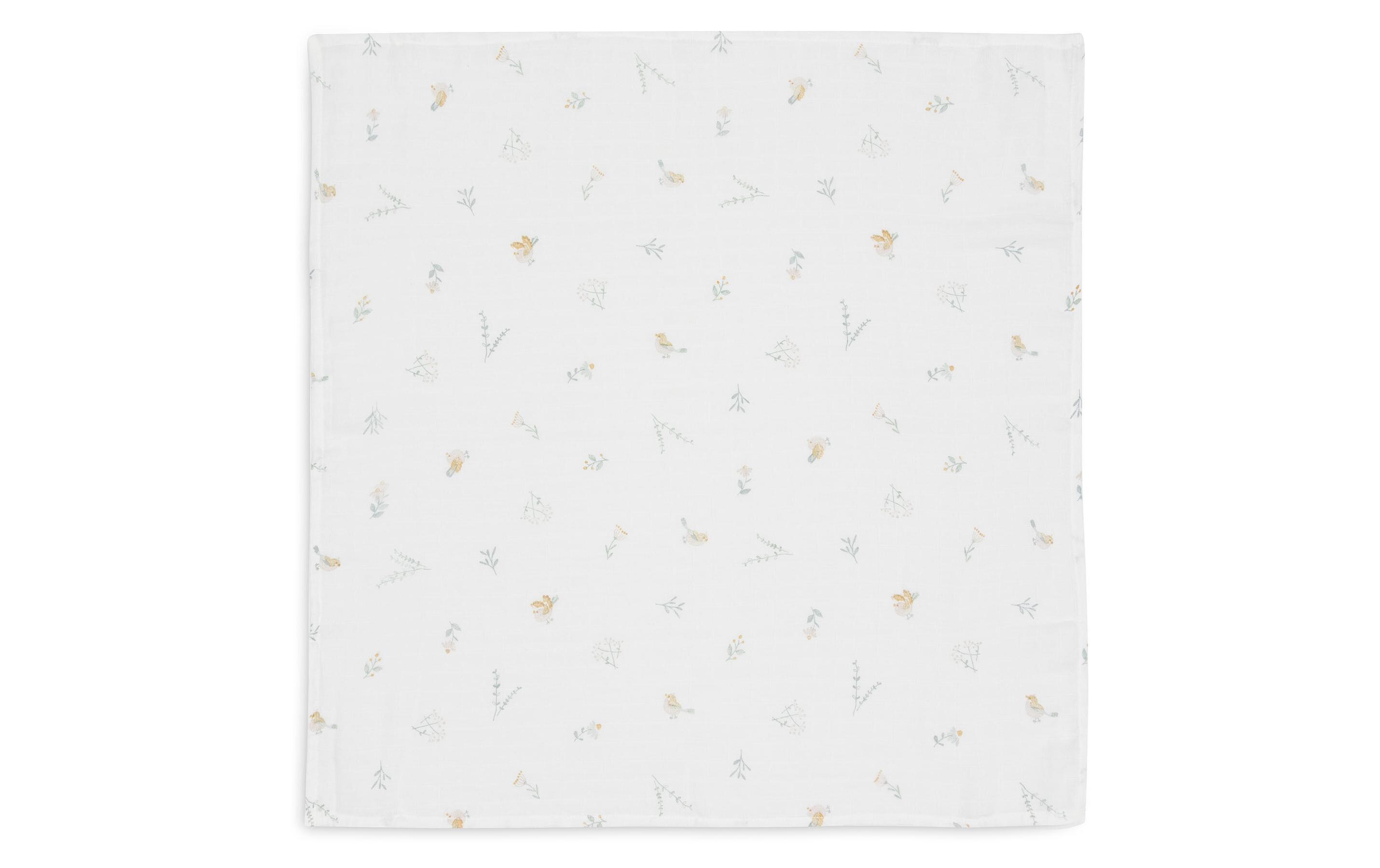 Mulltuch Nuscheli 3er Set Lovely Birds 70 cm x 70 cmMultifunktionale Spucktücher