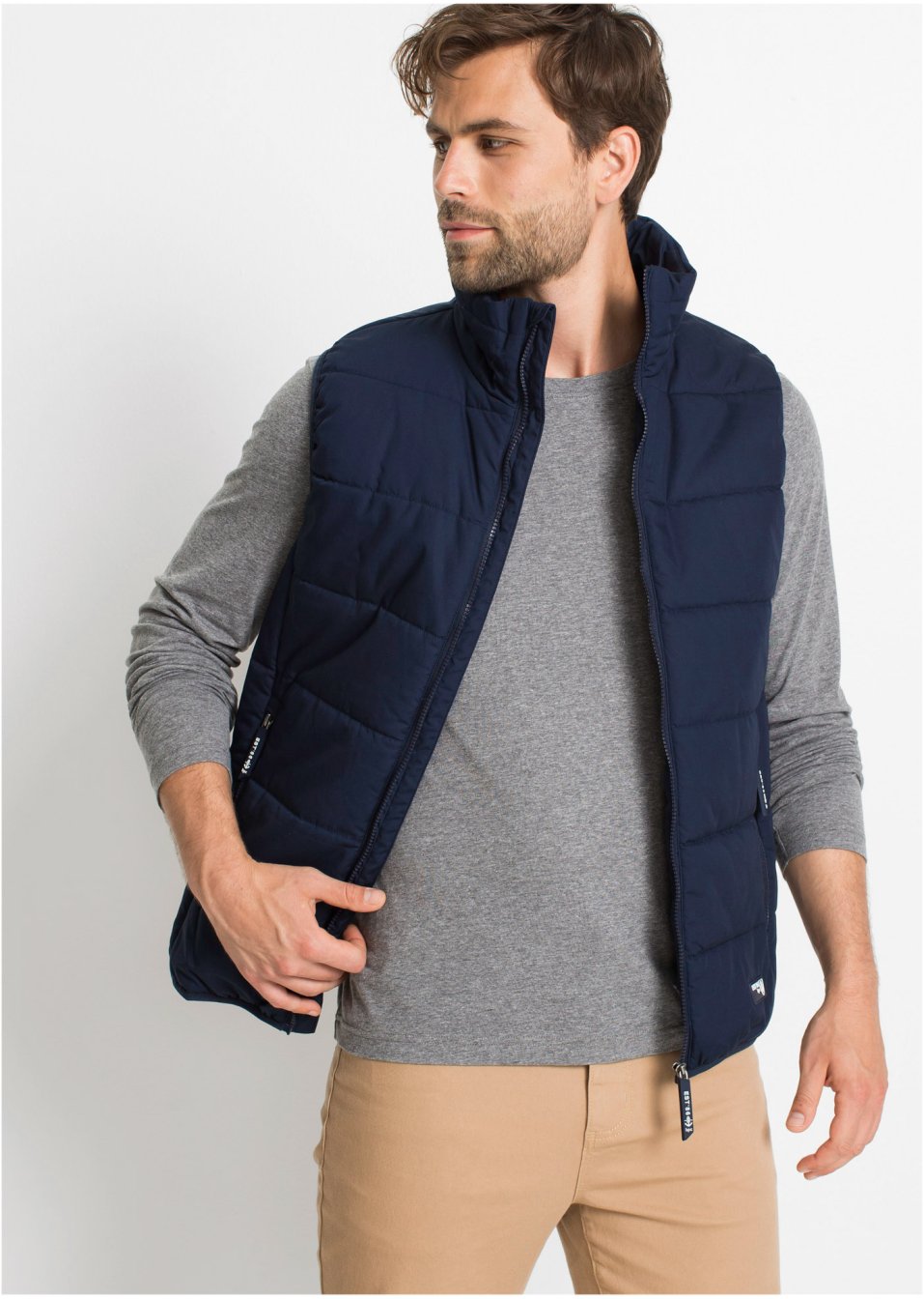 Gilet sans manches outdoor à col montant