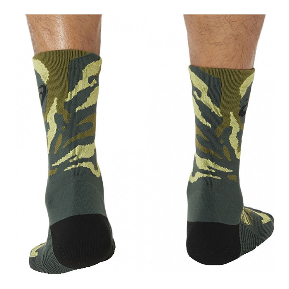 Asics COLOR CAMO RUN - Chaussettes rain forest/cactus/glow yellow