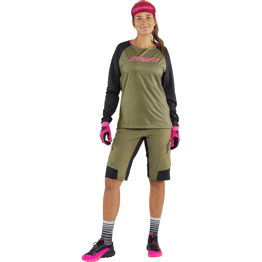 Dynafit Ride Longsleeve Damen winter moss
