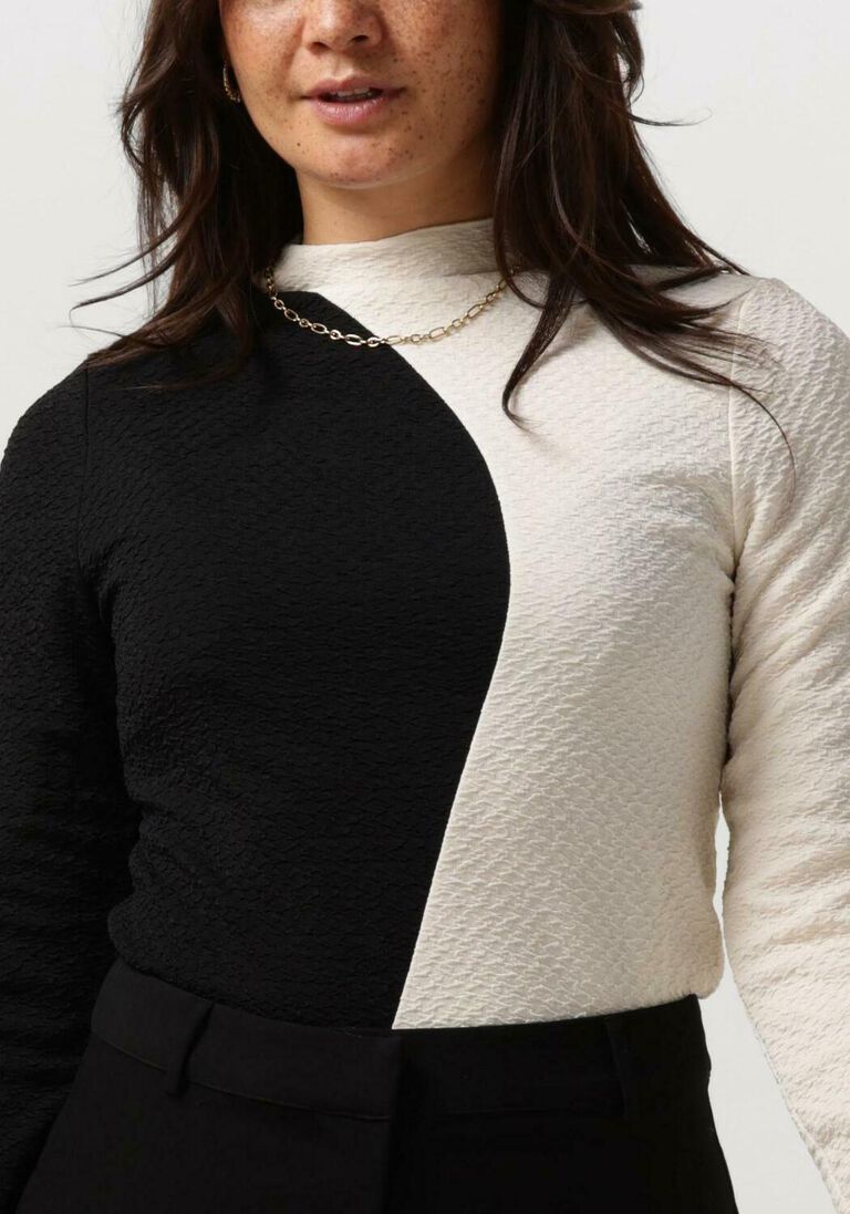 ENVII zwarte envii top enbat ls tee 7070