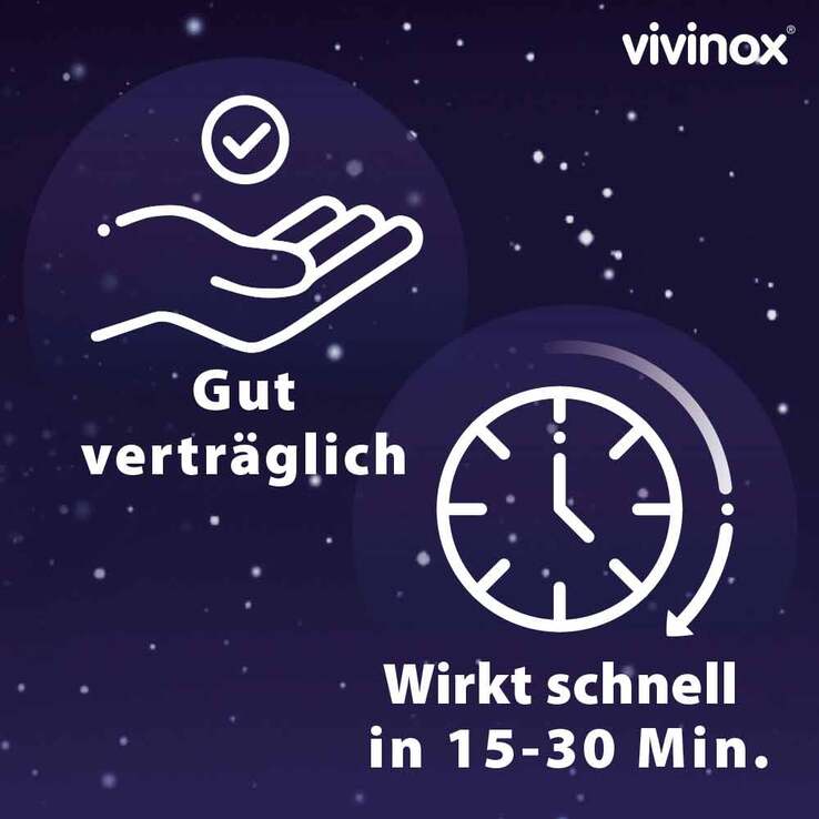 vivinox® SLEEP STARK Schlaftabletten stark bei Schlafstörungen & Einschlafproblemen, 20 St