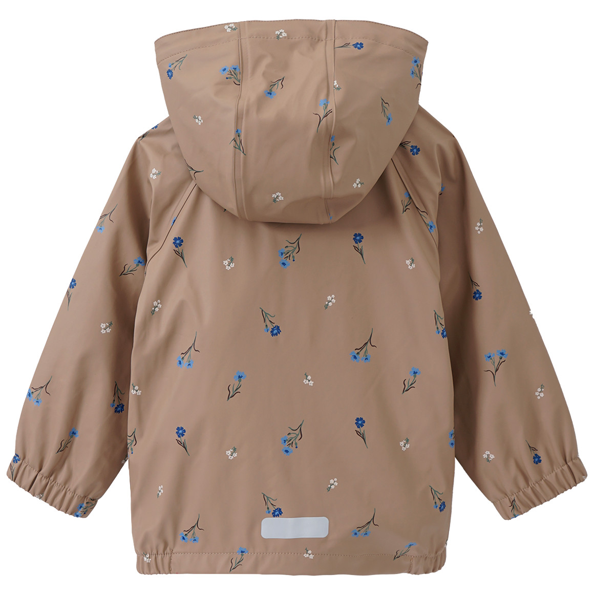 Topomini Pure Collection Baby Regenjacke mit recyceltem Material hellbraun