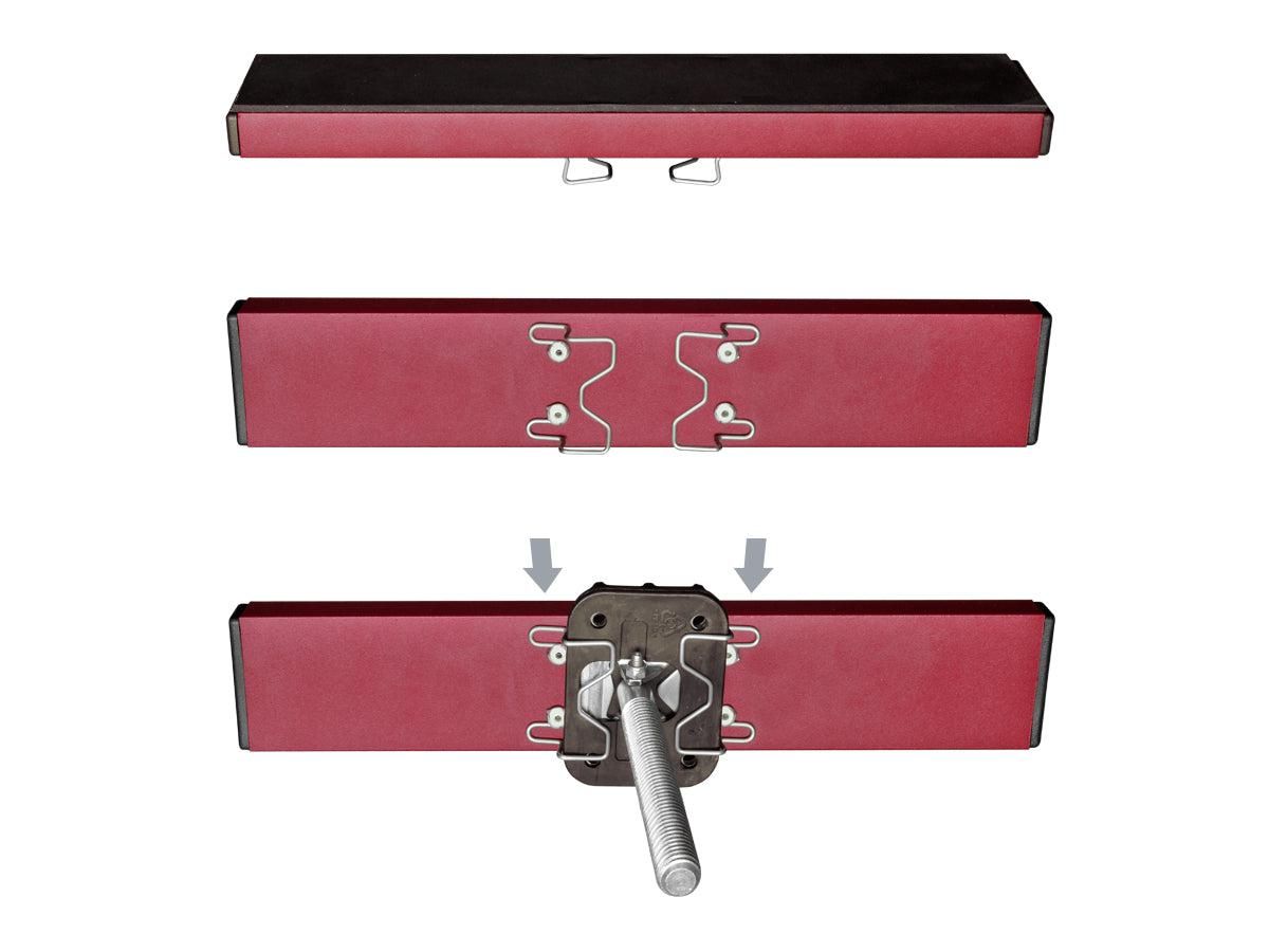 PIHER Telescopische steun antislip plateau 35cm - 34037