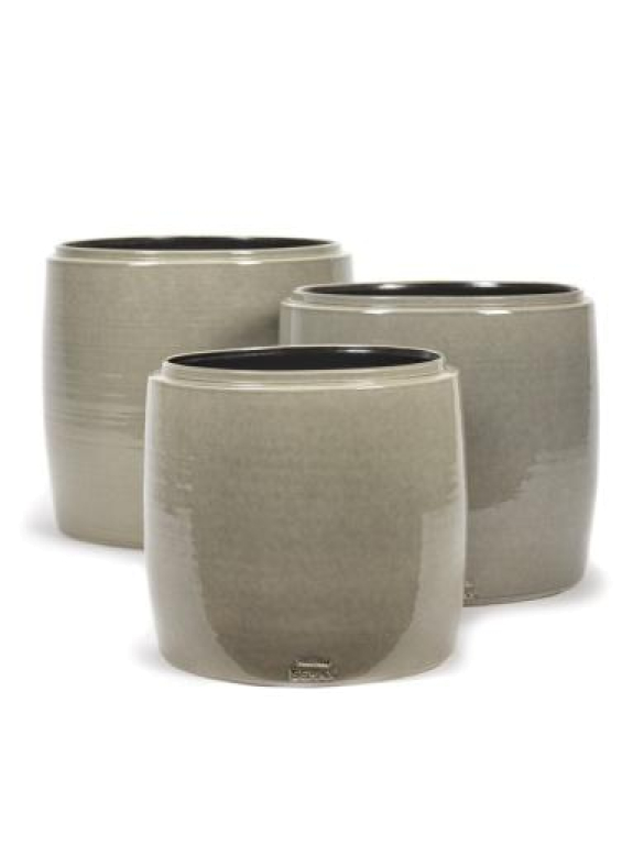 Serax Glazed shades by Serax bloempot large grijs