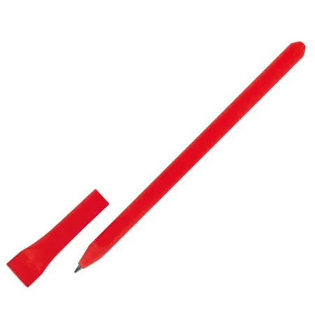 Macma Kugelschreiber aus Papier, rot, 10 Stück