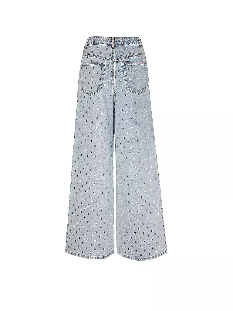 SELF-PORTRAIT Jeans hellblau