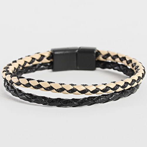 Bracelet Noir Beige