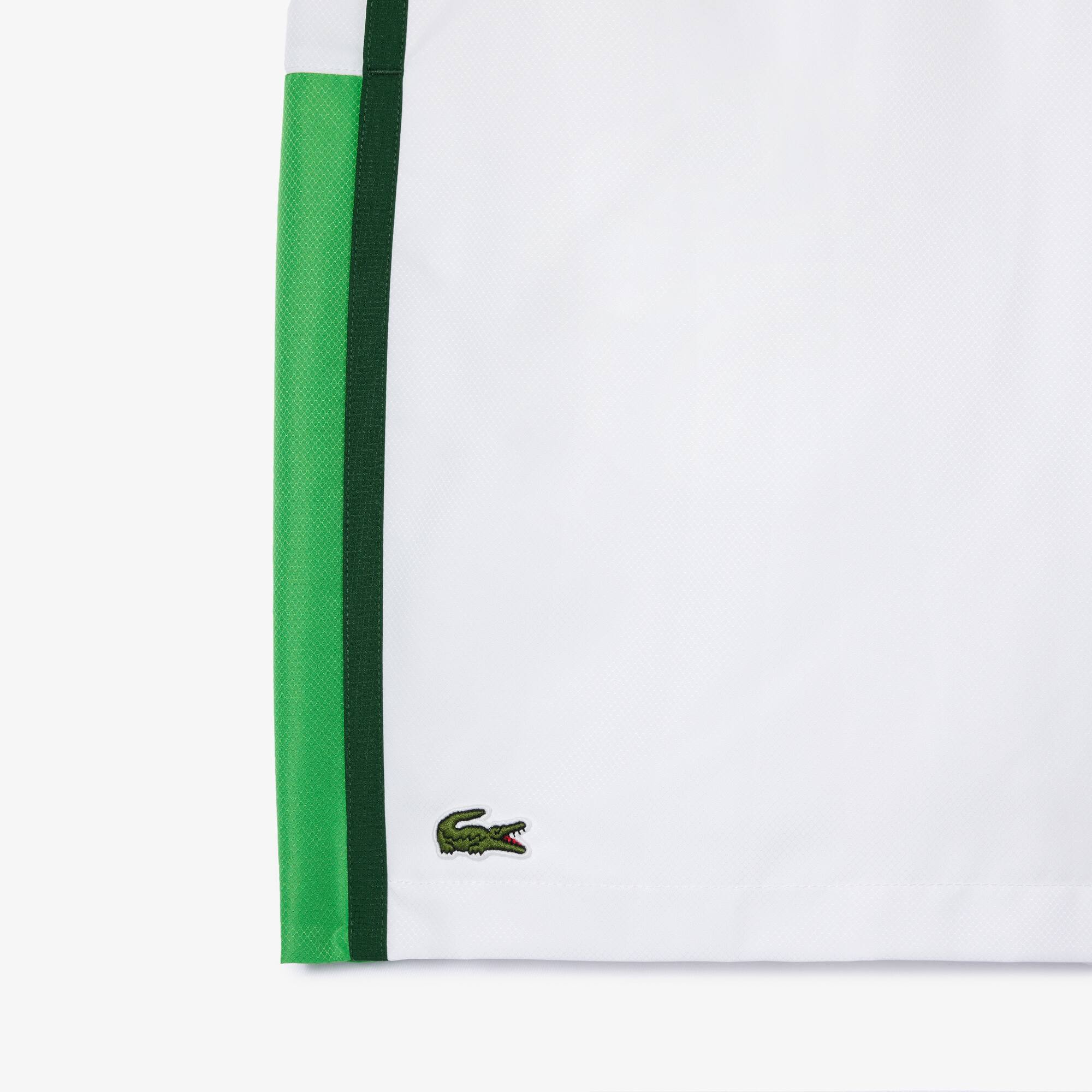Short léger Lacoste SPORT à empiècements color-block Shorts - Blanc - Lacoste - Homme
