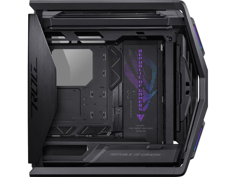 ASUS ROG PC-Gehäuse ROG Hyperion GR701 BTF Schwarz Leistungsstarker Tower mit effizienter Kühlung und modernem Design