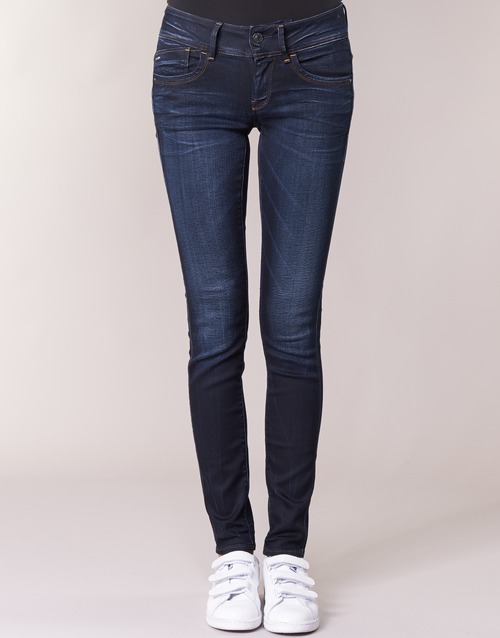 G-Star Raw - LYNN MID SKINNY - Bleu