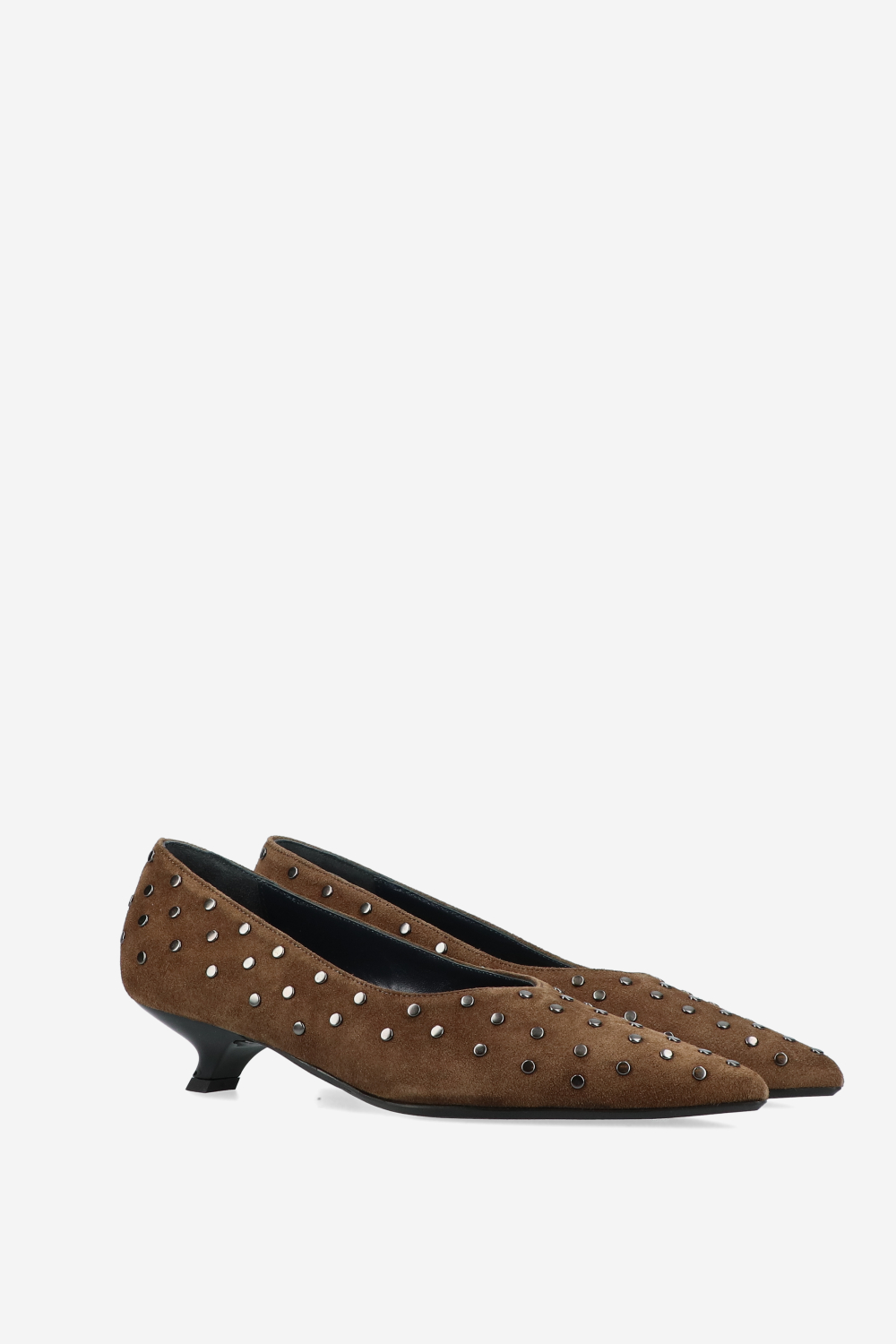 PRBLMS studded suede pumps
