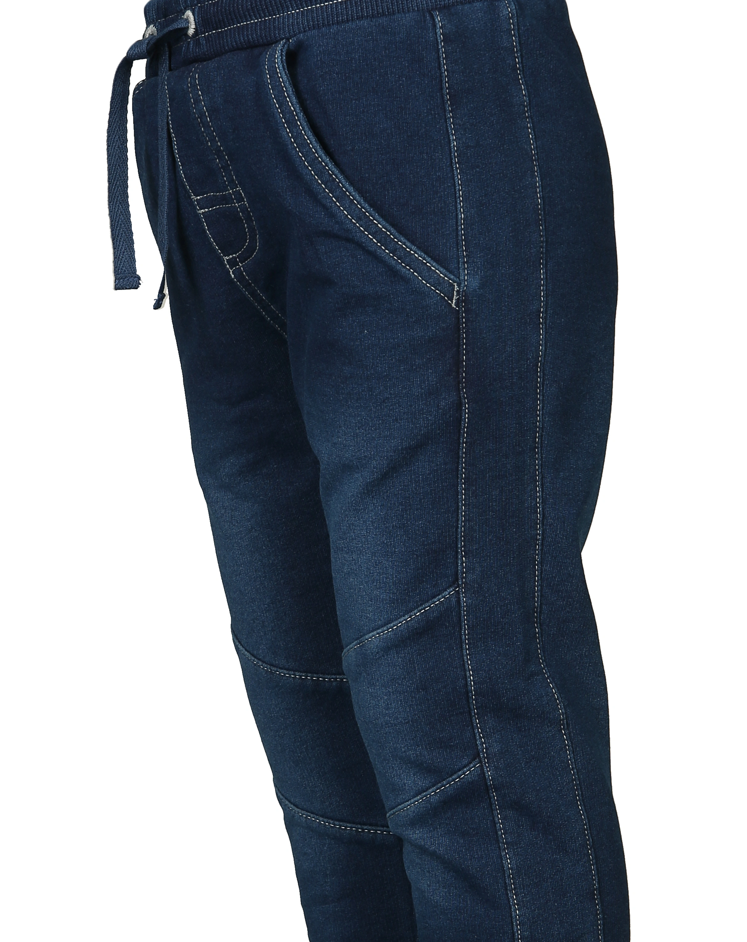 Sweat-Jeanshose BASIC in blue denim