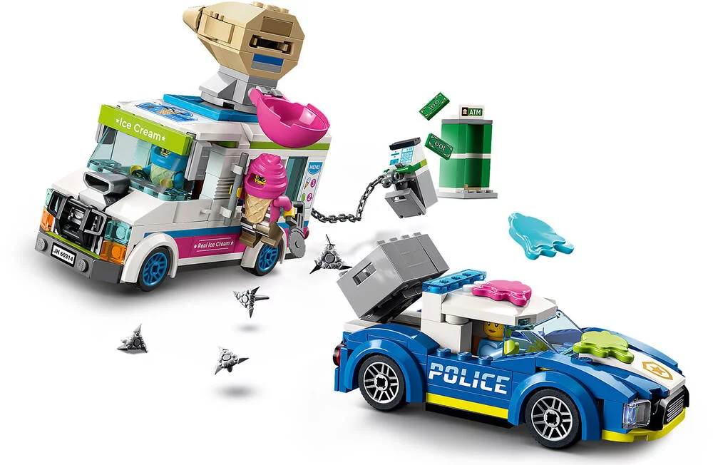 LEGO®CITY 60314 - LA COURSE-POURSUITE DU CAMION DE GLACES
