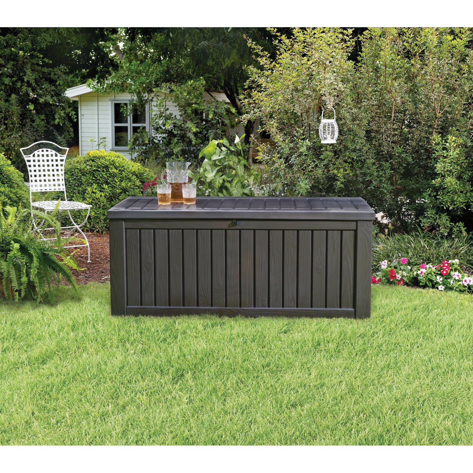 Kissenbox Rockwood braun