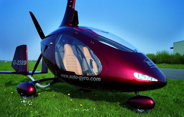 Tragschrauber-Rundflug ab Weiden in der Oberpfalz als Geschenk
