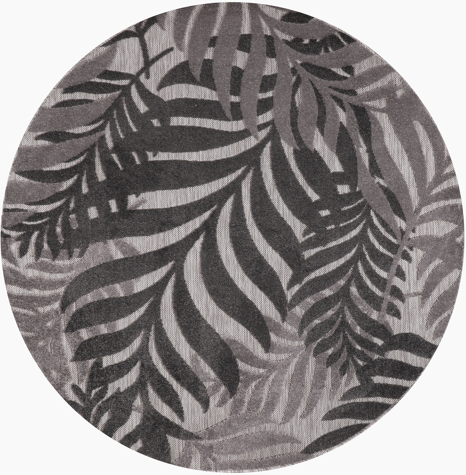 Sanat Teppich »Floral Outdoor« rund 6 mm Höhe In- und Outdoor geeignet, florales Design, Balkon, Terasse