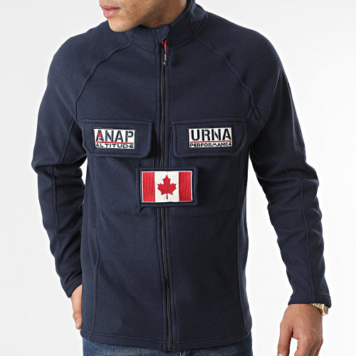 Veste Zippée Polaire Tantouana Bleu Marine