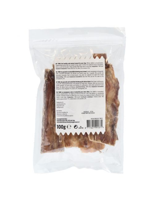 Timo Runderroodvlees - Hondensnacks - Rund 100 g Bruin