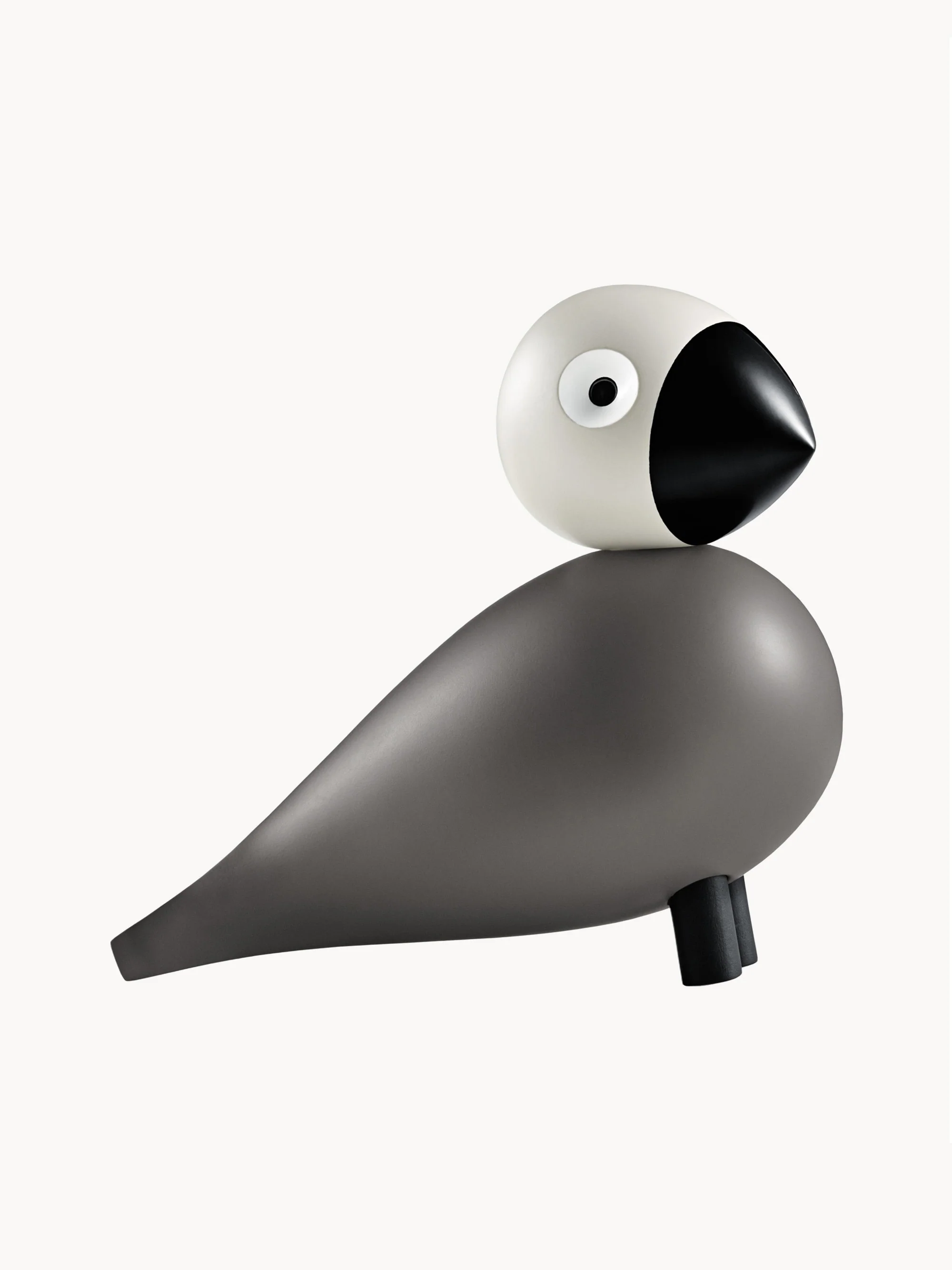 Decoratief object Songbird van beukenhout