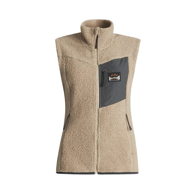 Lundhags Flok Wool Pile VestW Sand