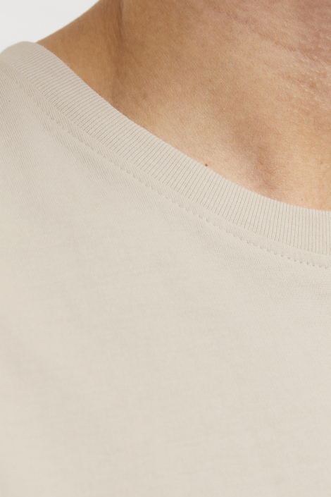 Jack & Jones beige heren t-shirt