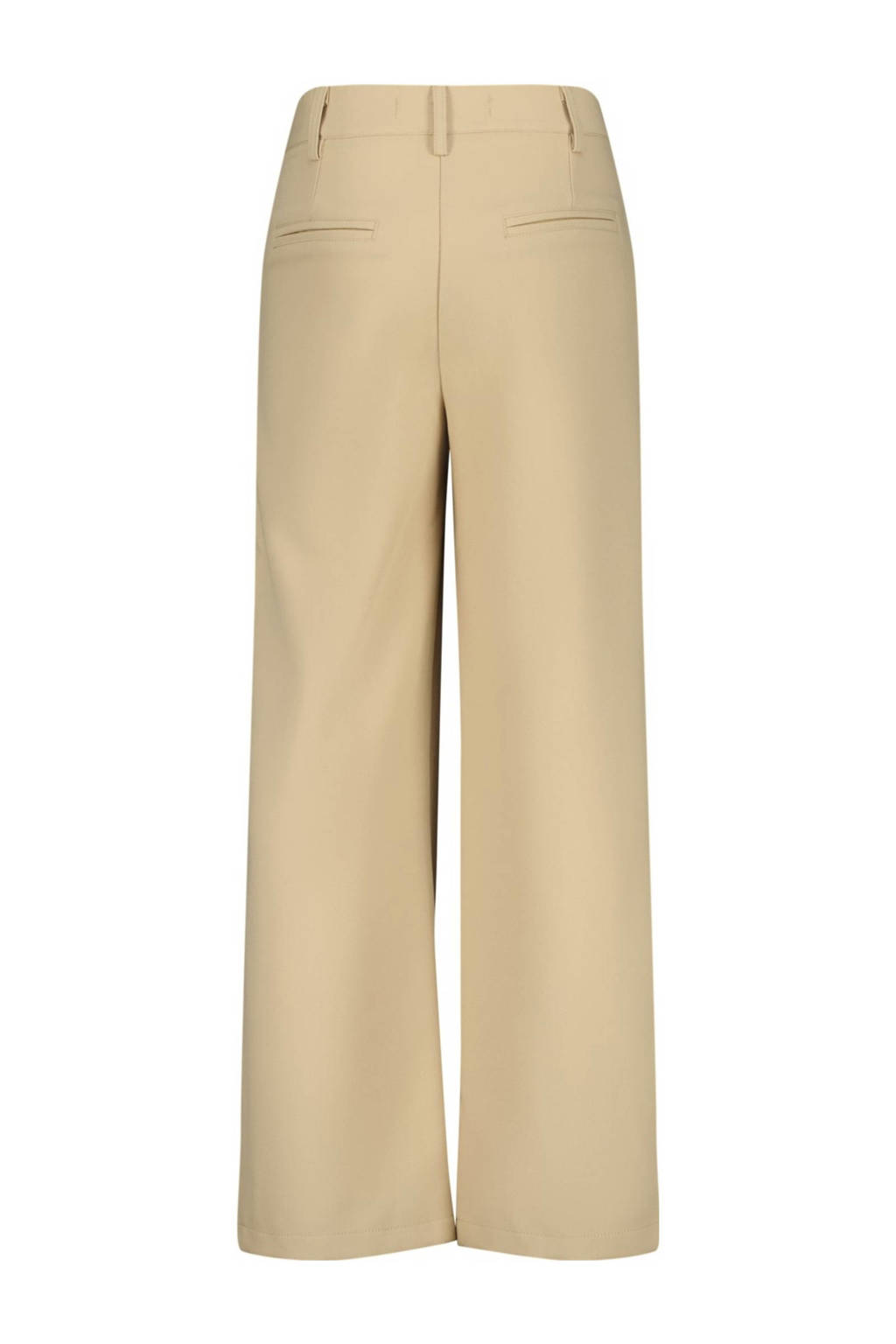 Vingino high waist wide leg broek Stella zand