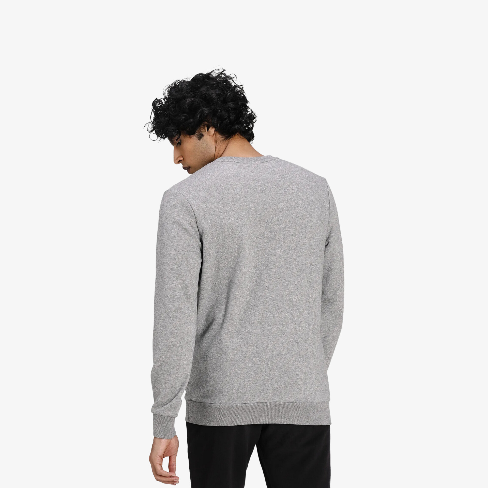PUMA ESS Big Logo Crew TR Herren Hoodies & Sweater grau
